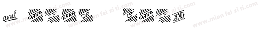 Ahoroni (word)字体转换